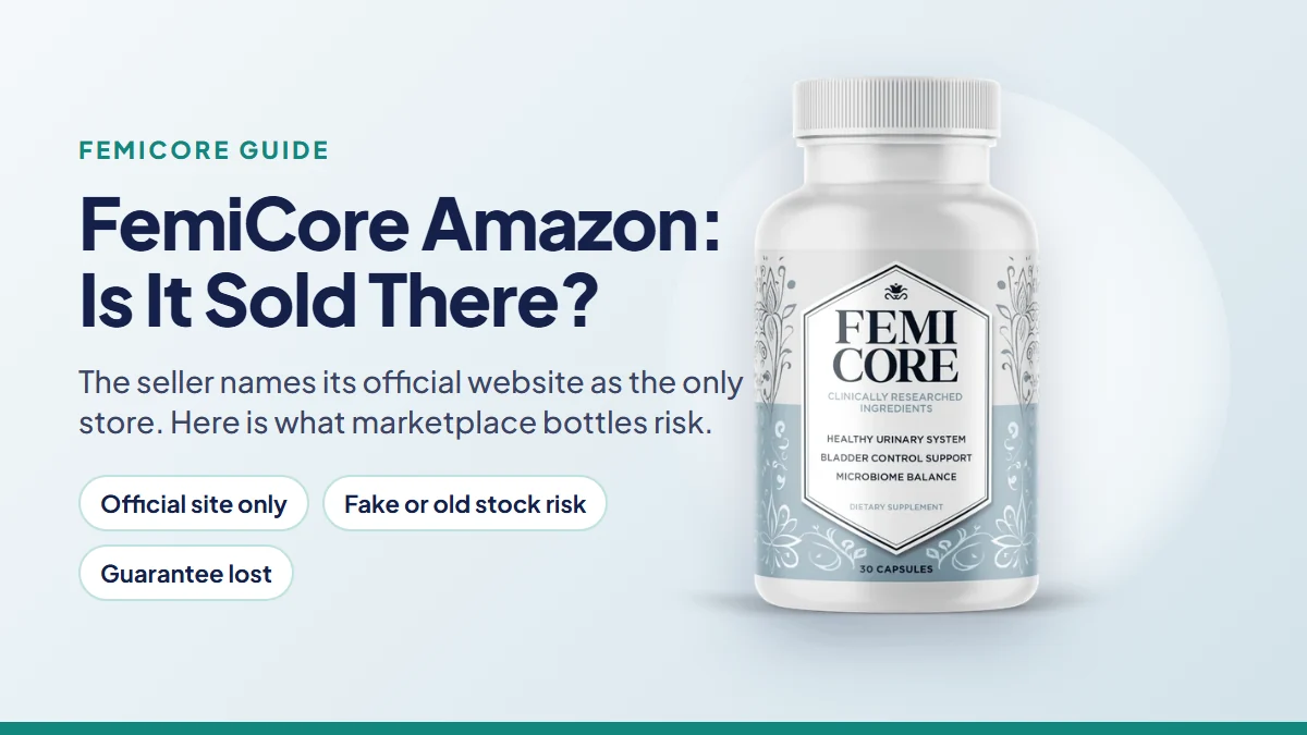 FemiCore Amazon: Is It Sold There, and Is It Safe to Buy?