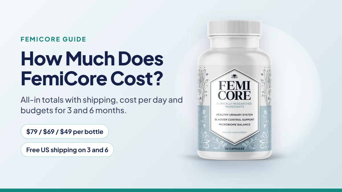 How Much Does FemiCore Cost? All-In Totals and Budget Plans