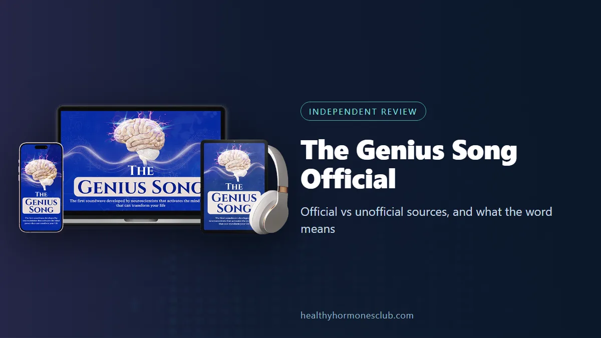 The Genius Song Official: How to Order the Real Product Safely (Independent Guide)