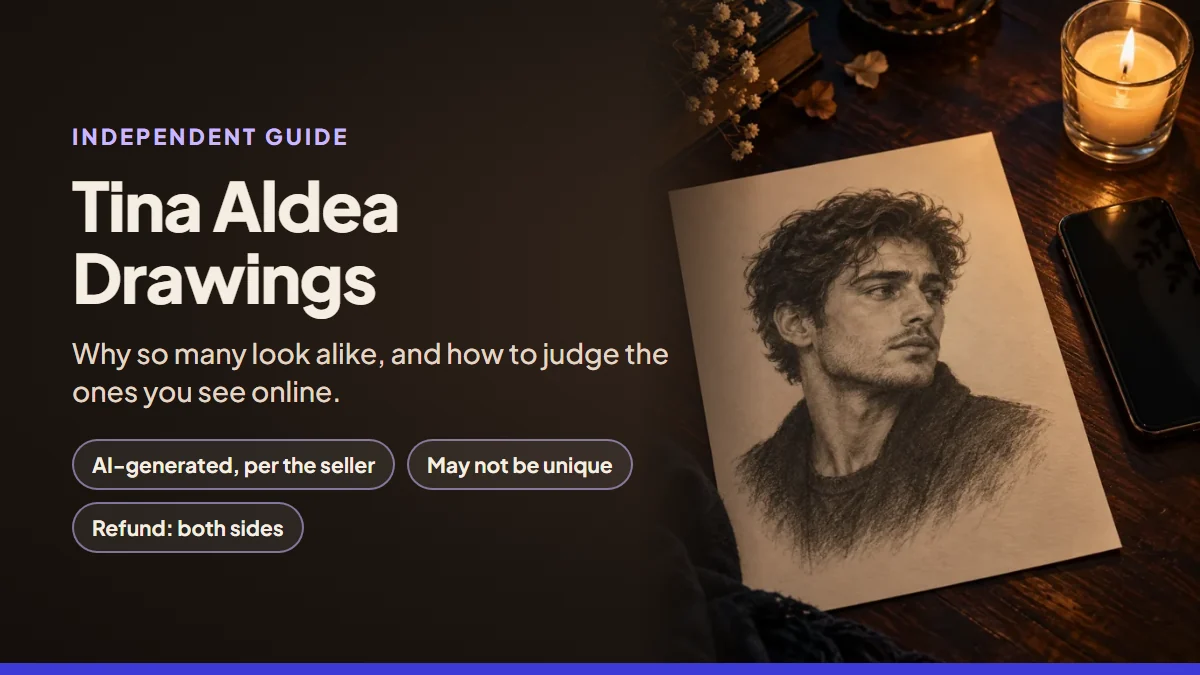 Tina Aldea Drawings: Why Tina Aldea Soulmate Sketch Portraits Look Alike and How to Judge Them