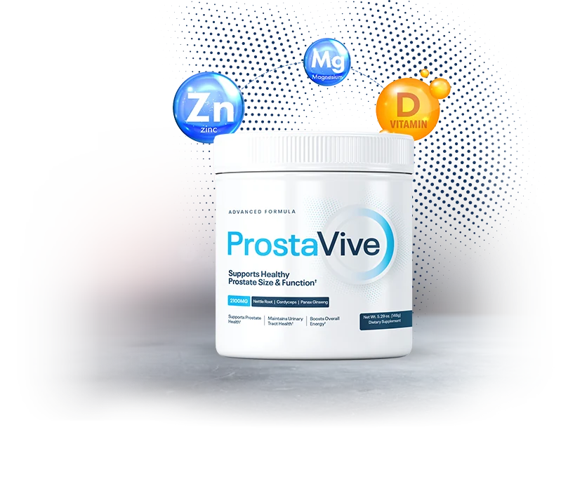 ProstaVive bottle from the official website